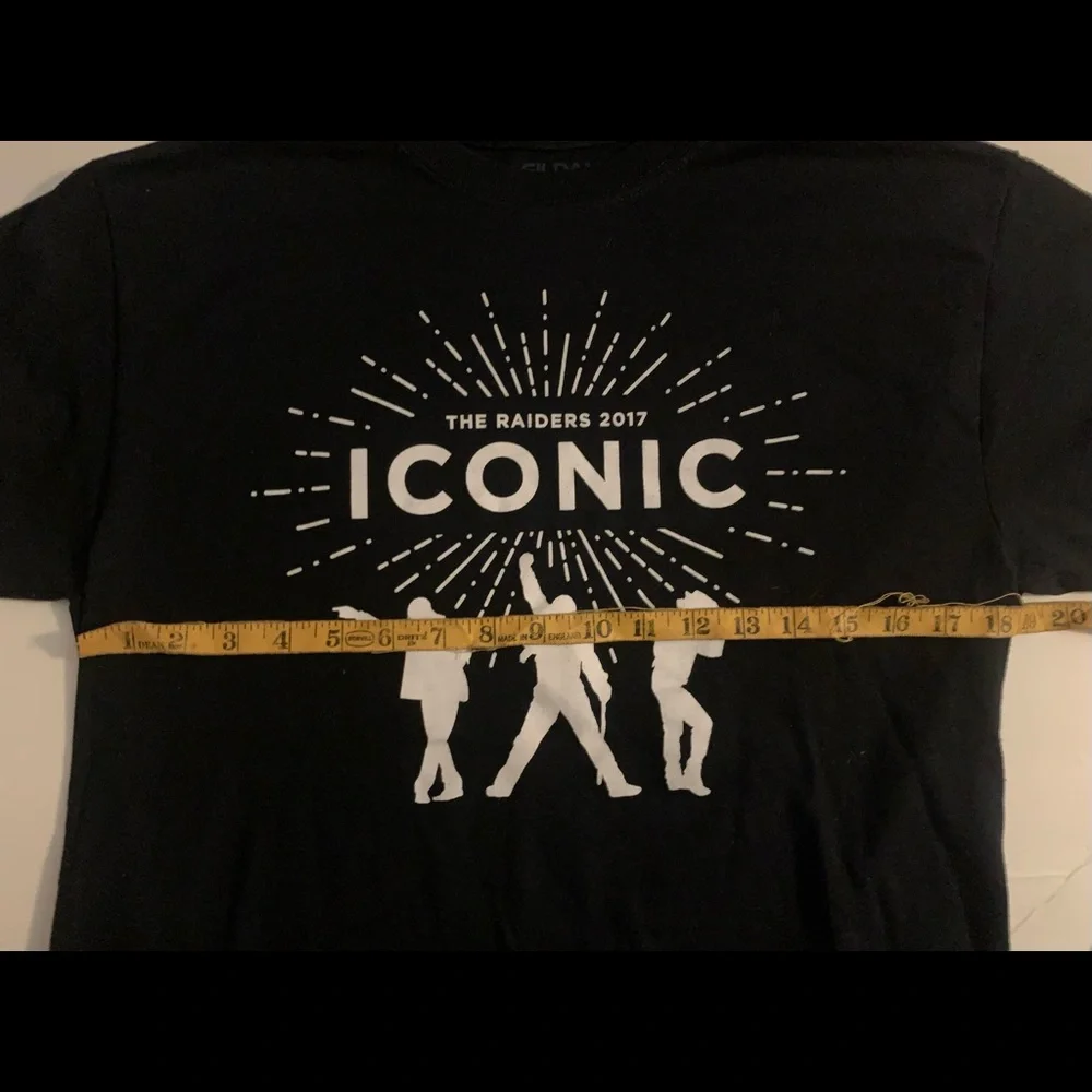 The Raiders 2017 Iconic concert tour double sided graphic T-shirt - Picture 3 of 6